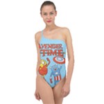 Adventure Time Avengers Age Of Ultron Classic One Shoulder Swimsuit