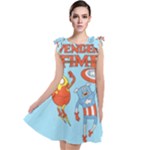 Adventure Time Avengers Age Of Ultron Tie Up Tunic Dress