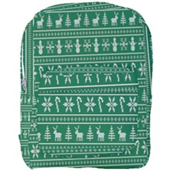 Wallpaper Ugly Sweater Backgrounds Christmas Full Print Backpack by artworkshop