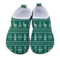 Wallpaper Ugly Sweater Backgrounds Christmas Women s Sock-style Water Shoes by artworkshop