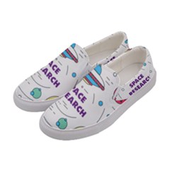 Unidentified Flying Object Ufo Space Outer Women s Canvas Slip Ons by Sarkoni