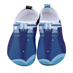 Spaceship Milkyway Galaxy Men s Sock-style Water Shoes by Bedest