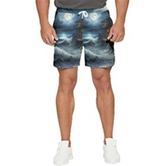 House Waves Storm Men s Runner Shorts by Bedest