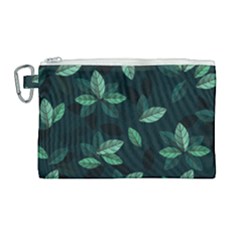 Foliage Canvas Cosmetic Bag (large)