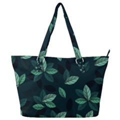 Foliage Full Print Shoulder Bag by HermanTelo