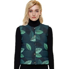 Foliage Women s Button Up Puffer Vest