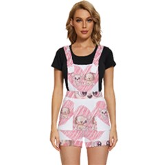 Cat Kitten Feline Pet Animal Cute Short Overalls by Sarkoni