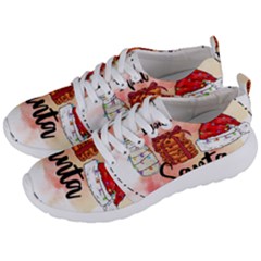 Santa Cookies Christmas Men s Lightweight Sports Shoes by Sarkoni