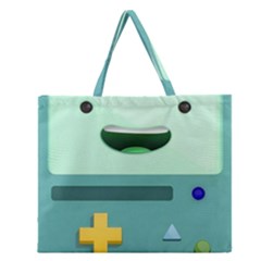 Bmo Adventure Time Zipper Large Tote Bag by Bedest