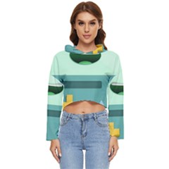 Bmo Adventure Time Women s Lightweight Cropped Hoodie by Bedest