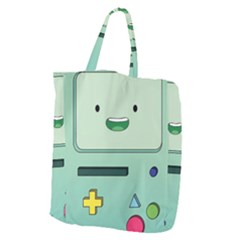 Adventure Time Bmo Beemo Green Giant Grocery Tote by Bedest
