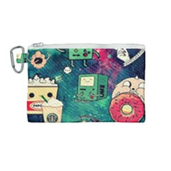 Adventure Time America Halloween Canvas Cosmetic Bag (medium) by Bedest