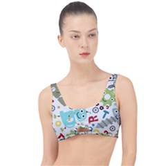Seamless Pattern Vector With Funny Robots Cartoon The Little Details Bikini Top by Hannah976
