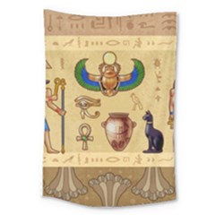 Egypt Horizontal Illustration Large Tapestry by Hannah976