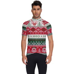 Ugly Sweater Merry Christmas  Men s Short Sleeve Cycling Jersey by artworkshop