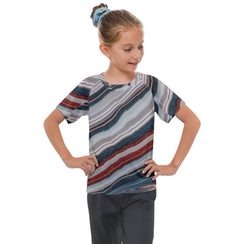 Dessert Road  pattern  All Over Print Design Kids  Mesh Piece T-shirt by coffeus