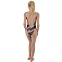 Dessert road  Pattern  all over print design High Leg Strappy Swimsuit View2