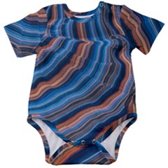 Dessert Waves  pattern  All Over Print Design Baby Short Sleeve Bodysuit by coffeus