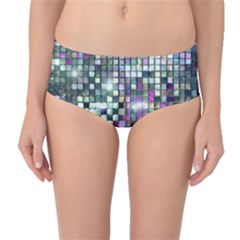 Disco Mosaic Magic Mid-waist Bikini Bottoms