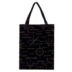 Abstract Math Pattern Classic Tote Bag by Hannah976