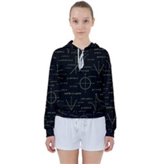 Abstract Math Pattern Women s Tie Up Sweat by Hannah976