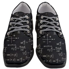 Mathematical Seamless Pattern With Geometric Shapes Formulas Women Heeled Oxford Shoes by Hannah976