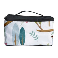 Pattern Sloth Woodland Cosmetic Storage Case by Hannah976