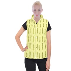 Yellow Pineapple Women s Button Up Vest by ConteMonfrey