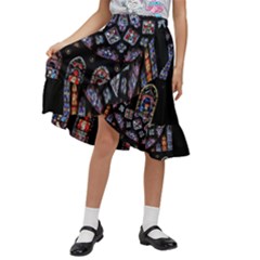 Photos Chartres Rosette Cathedral Kids  Ruffle Flared Wrap Midi Skirt by Bedest