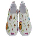 Forest Seamless Pattern With Cute Owls No Lace Lightweight Shoes View1