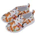 Cute Colorful Owl Cartoon Seamless Pattern Running Shoes View2