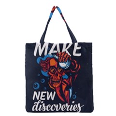 Make Devil Discovery  Grocery Tote Bag by Saikumar