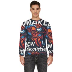 Make Devil Discovery  Men s Fleece Sweatshirt by Saikumar