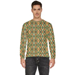 Pattern Design Vintage Abstract Men s Fleece Sweatshirt