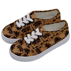 Background Abstract Pattern Design Kids  Classic Low Top Sneakers