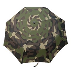 Texture Military Camouflage Repeats Seamless Army Green Hunting Folding Umbrellas by Ravend