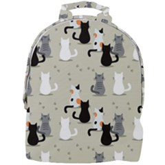 Cute Cat Seamless Pattern Mini Full Print Backpack by Ravend