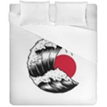 Japanese Sun & Wave Duvet Cover Double Side (California King Size)