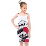 Japanese Sun & Wave Kids  Overall Dress