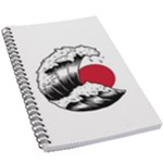 Japanese Sun & Wave 5.5  x 8.5  Notebook