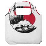 Japanese Sun & Wave Premium Foldable Grocery Recycle Bag