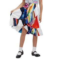 Pngegg (23) Kids  Ruffle Flared Wrap Midi Skirt