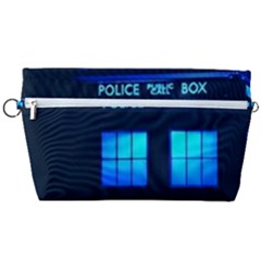 Blue Tardis Doctor Who Police Call Box Handbag Organizer by Cendanart