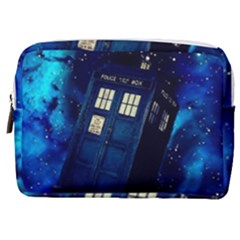 Tardis Doctor Who Space Galaxy Make Up Pouch (medium) by Cendanart