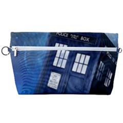 Tardis Doctor Who Space Blue Handbag Organizer by Cendanart