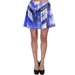 Tardis Doctor Who Blue Travel Machine Skater Skirt