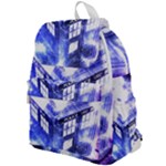Tardis Doctor Who Blue Travel Machine Top Flap Backpack