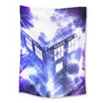 Tardis Doctor Who Blue Travel Machine Medium Tapestry
