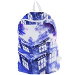 Tardis Doctor Who Blue Travel Machine Foldable Lightweight Backpack