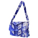 Tardis Doctor Who Blue Travel Machine Full Print Messenger Bag (M)